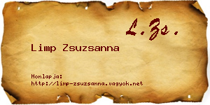 Limp Zsuzsanna névjegykártya